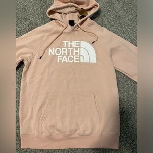 The North Face light pink hoodie New